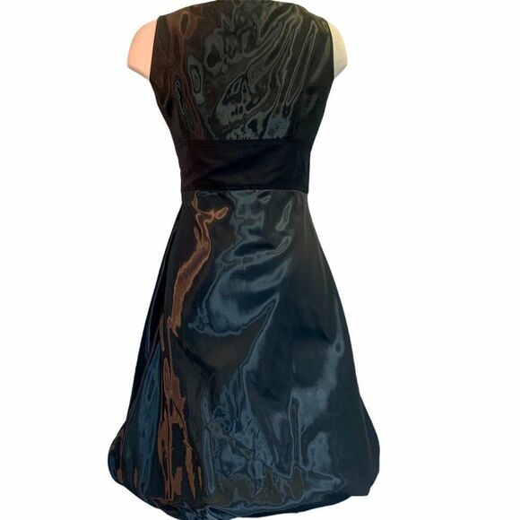 Sarah Pacini black shimmer SL dress Sz 2 - Picture 3 of 8